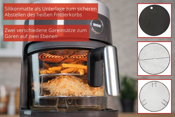 Unold Hot Air Fryer Glass - air fryer