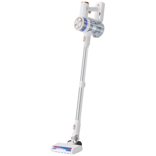 Adler AD 7079 0,4 L 300 W 2,2 Ah p&aring;sl&ouml;s - skaftdammsugare, vit