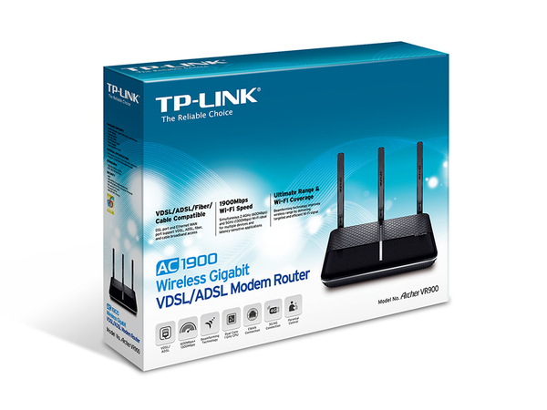 TP-Link Archer VR900 AC1900 Wireless Dual Bangd Gigabit VDSL2 Modem