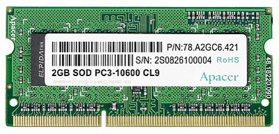 APACER DDR3-1333 2G DIMM CL9 128*8 ROHS