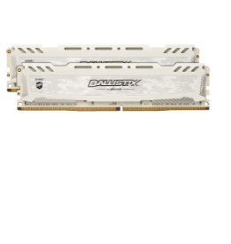 Crucial 16GB (2x8GB) Ballistix Sport LT, DDR4 2666MHz - White