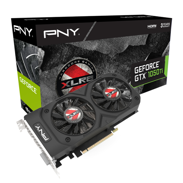 PNY GeForce GTX 1050 XLR8 4GB -n&auml;yt&ouml;nohjain