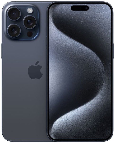 Refurbished iPhone 15 Pro Max 512GB, Blue Titanium (Fair condition, New Battery)