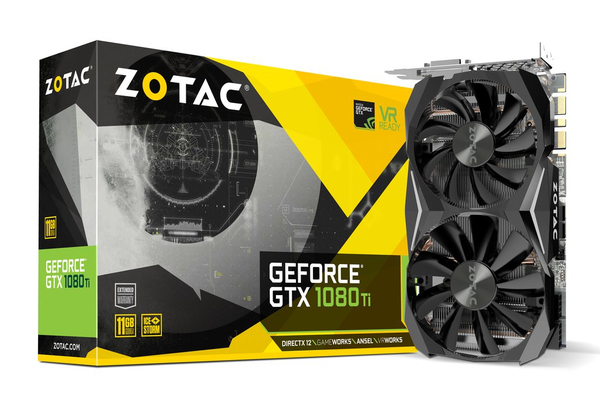 Zotac GeForce GTX 1080 Ti mini 11GB -n&auml;yt&ouml;nohjain