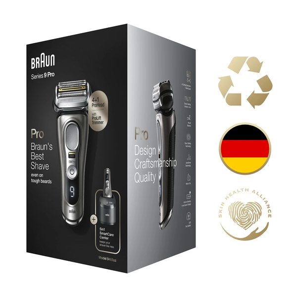 Braun Series 9 Pro 9485cc - Folienschaber - 0,05 mm - Schwarz - Silber - LED - Akku