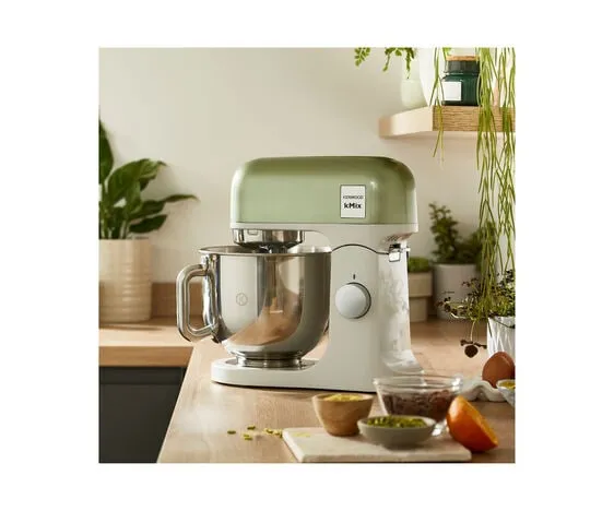 Kenwood kMix KMX760GR Stand Mixer, 1000 W, 5 L, Green/Grey