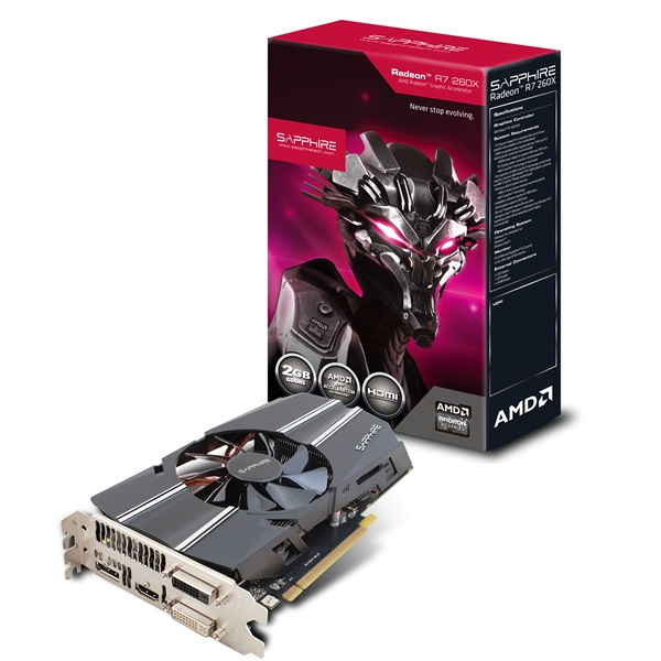 Sapphire R7 260X 2GB OC GDDR5, Lite retail