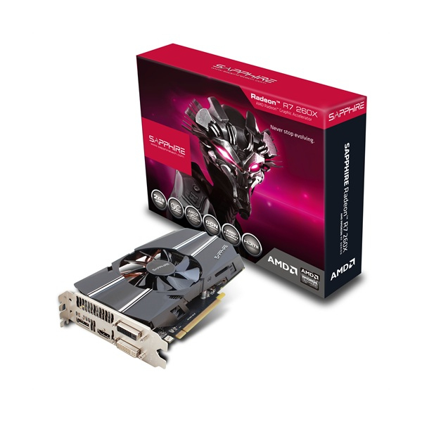 Sapphire R7 260X 2GB OC GDDR5, Lite retail
