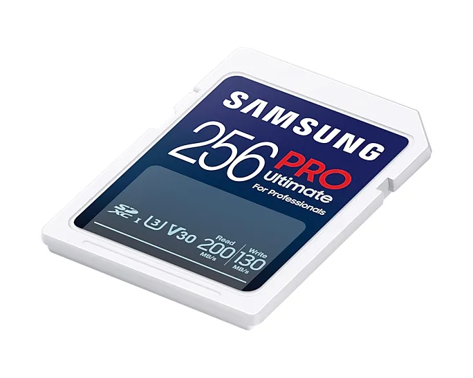 Samsung PRO Ultimate 256 GB SDXC UHS-I U3 V30 A2 kort + kortl&auml;sare