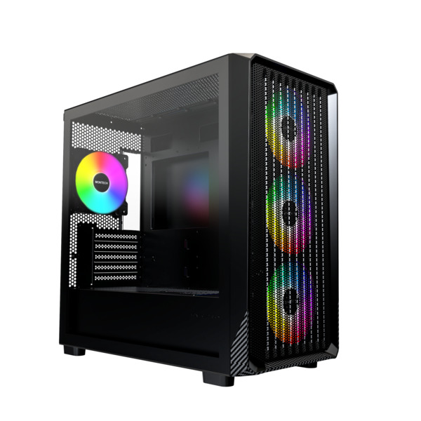 Montech X5M mATX -kotelo, Musta