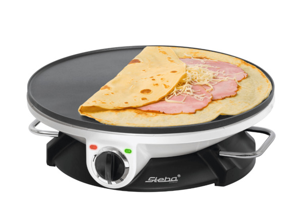 Steba CR 32 Crepe Maker, 1200 W, White/Black