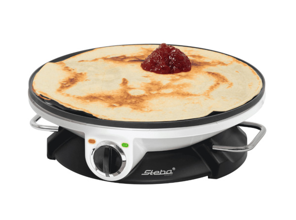 Steba CR 32 Crepe Maker, 1200 W, White/Black