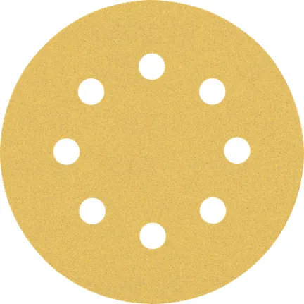 Bosch Expert C470 sanding sheet set, O 115mm, K60 / 120 / 240 (6 pieces, for eccentric sanders)