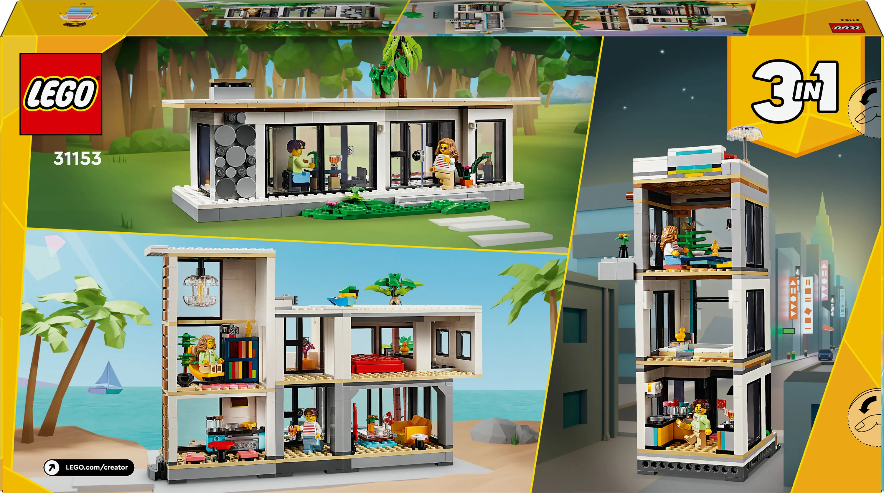 LEGO Creator 3in1 Modern House 31153