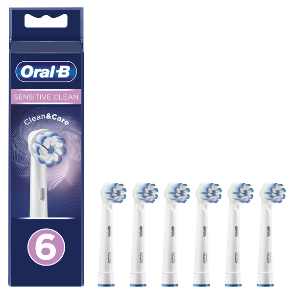 Oral-B Sensitive Clean - brush head, 6pcs