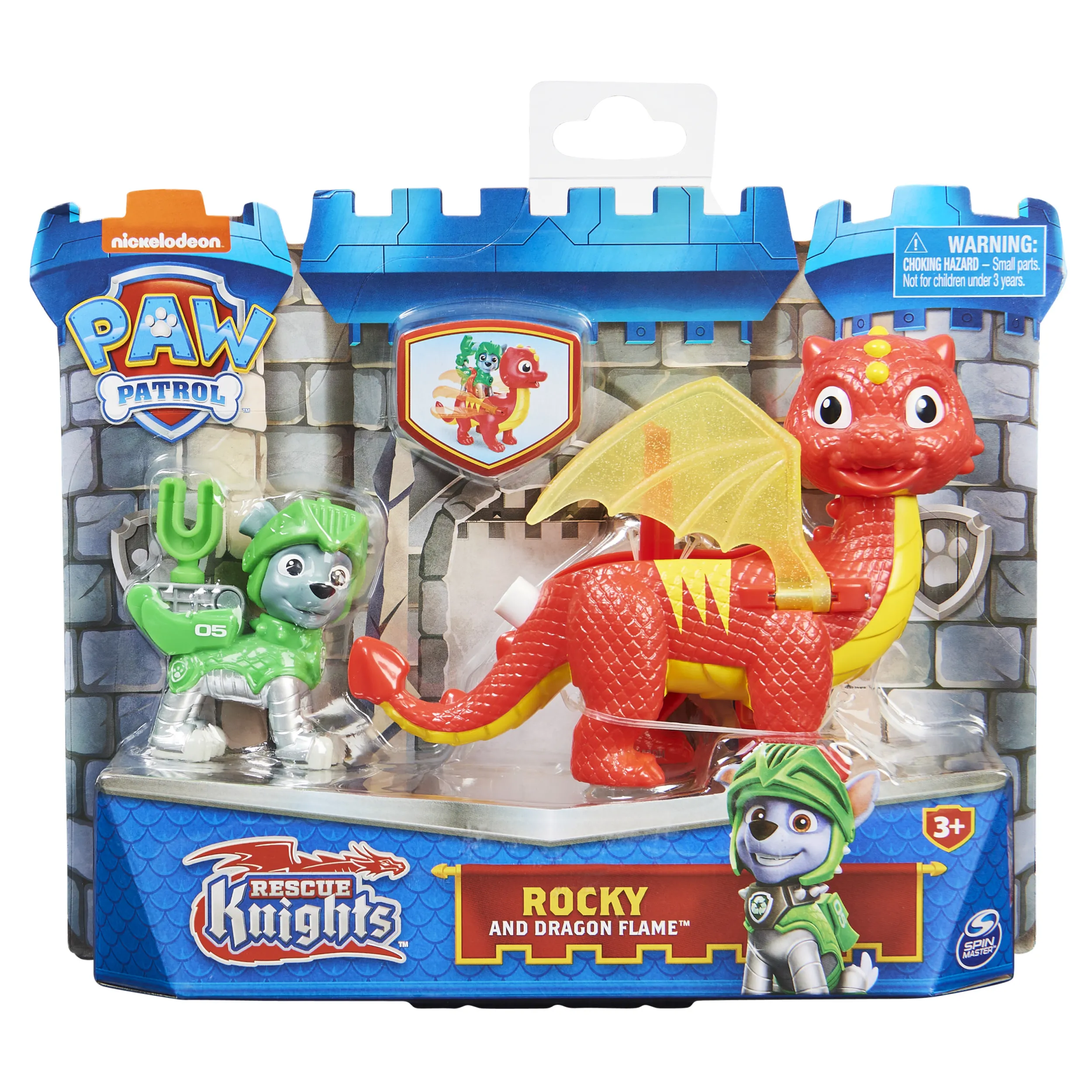 Spin Master Paw Patrol Rescue Knights Hero Pups Rocky Mini-Play Figure