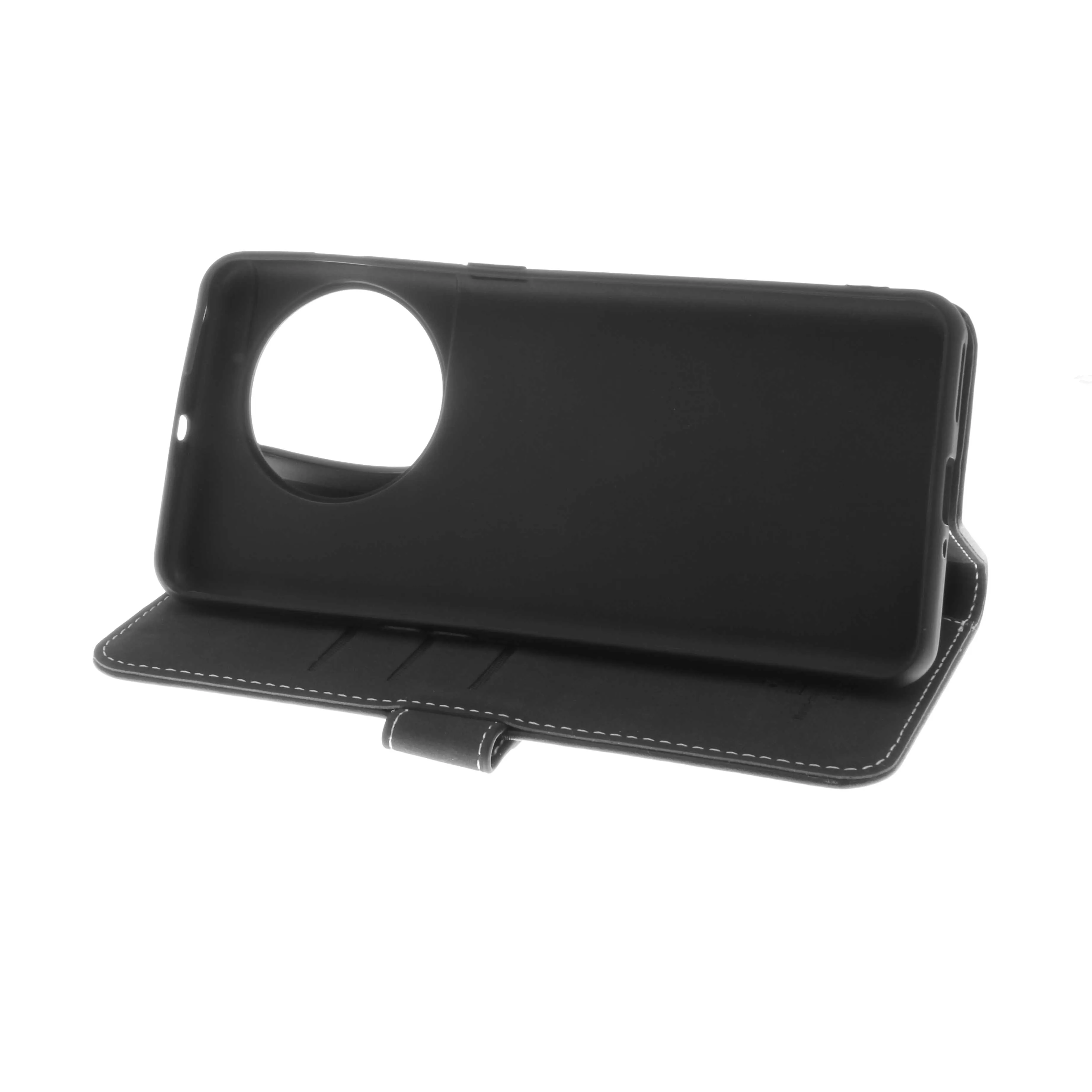 Insmat Flip Case, OnePlus 11 - Wallet Case, Black