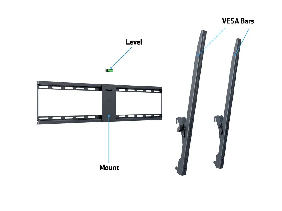 MB TILT WALLMOUNT LARGE BL 75KG 46-63inch