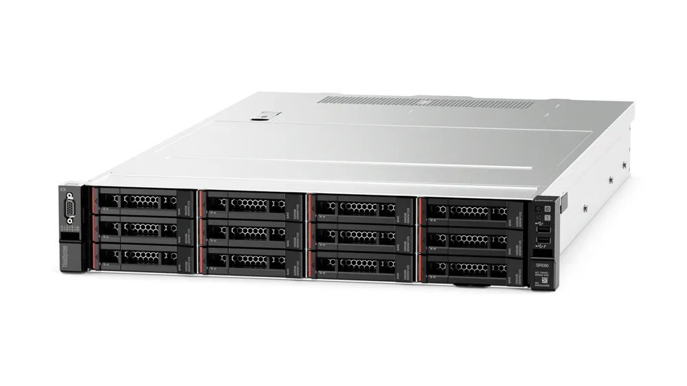 SR590 Xeon Silver 4210 (10C 2.2GHz 13.75MB Cache/85W) 16GB (1x16GB, 2Rx8 RDIMM), 3x600GB 10k SAS, 930-8i, 2x750W, XCC Enterprise, Tooless Rails