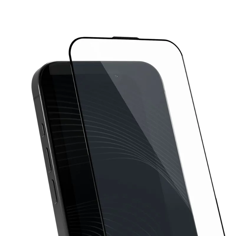Epico UNUM SapphireShield 3D iPhone 16 med installationsram - sk&auml;rmskydd