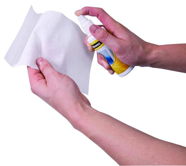 FELLOWES SCREEN CLEANING SOLUTION &amp; WIPES