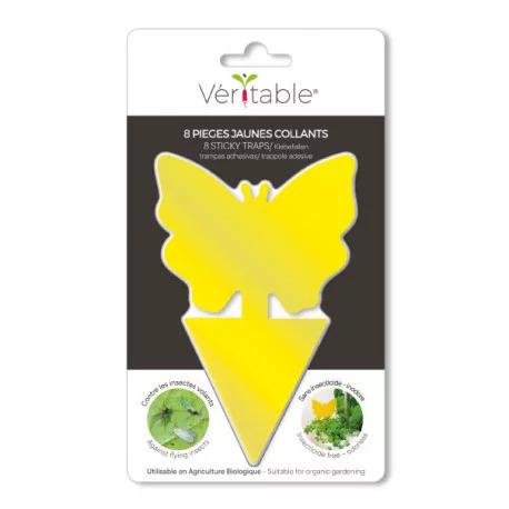 Veritable Yellow Sticky Insect Traps, 8 pieces