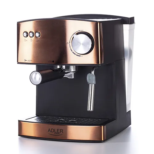 Adler AD 4404cr Combi Coffee Maker, 1.6L, Copper/Bronze and Black