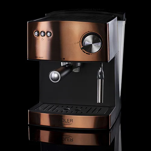Adler AD 4404cr Combi Coffee Maker, 1.6L, Copper/Bronze and Black