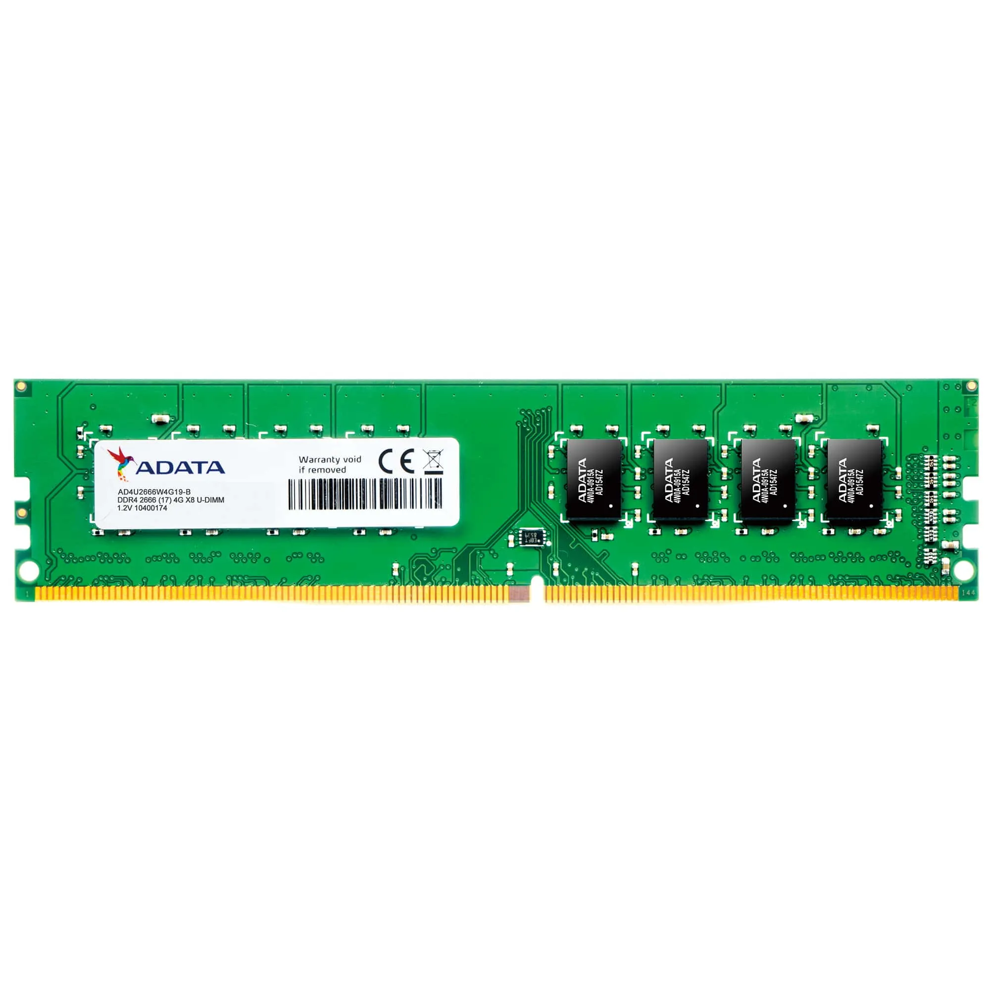 A-Data 4 GB (1 x 4 GB) Premier U-DIMM, DDR4 2666 MHz - memory