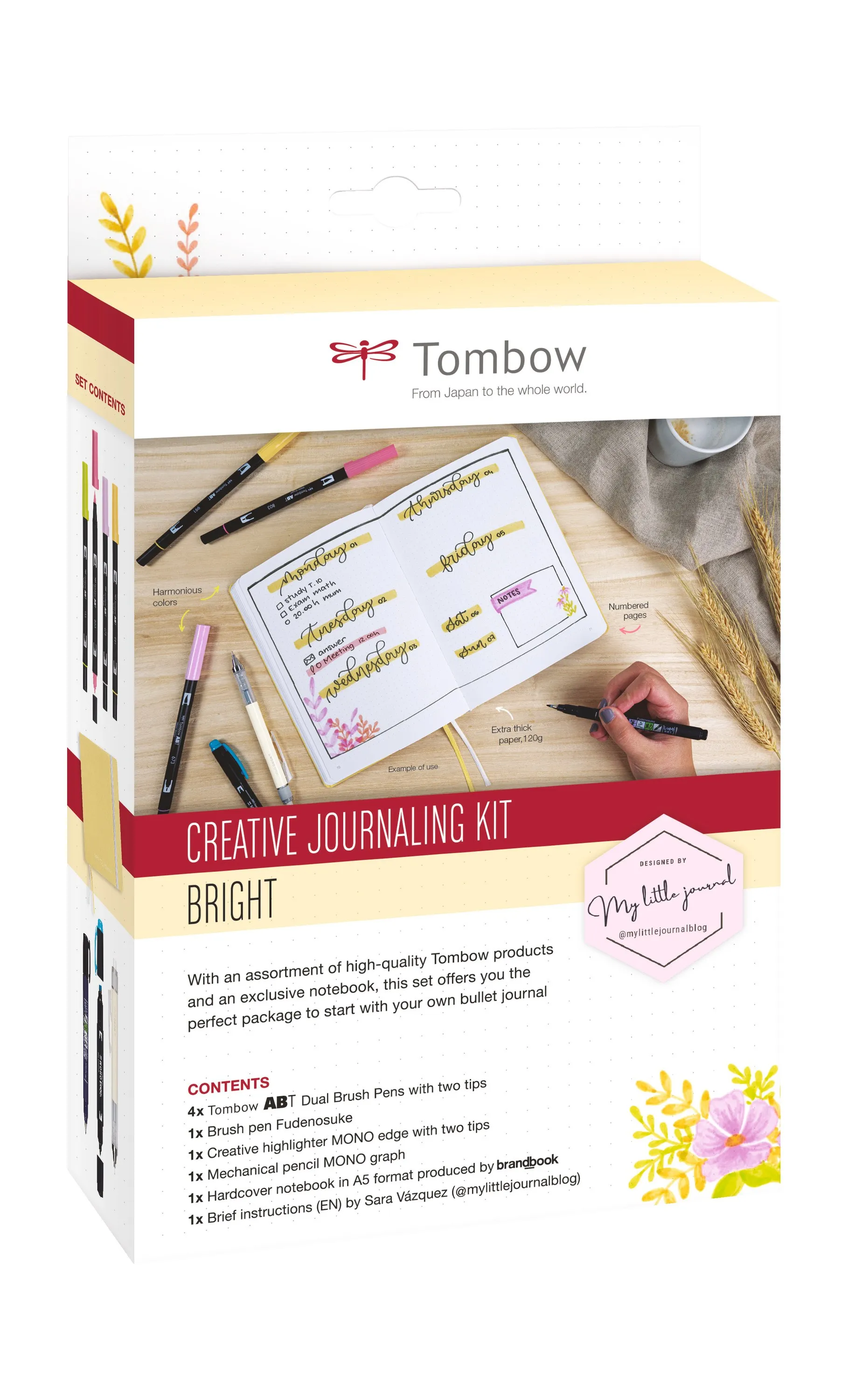 Tombow Creative Journaling Kit Bright