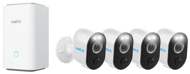 Reolink Home Hub + 4x Argus 3 Pro 2K - Wifi Kamera