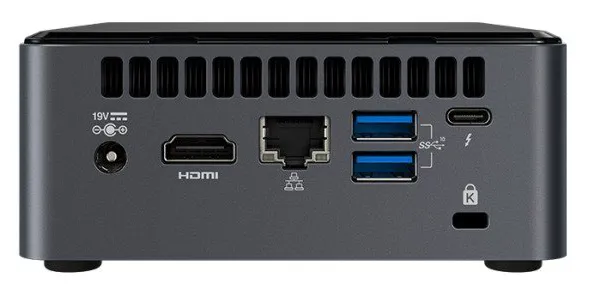 Intel NUC 10 Kit NUC10i5FNK Core i5, Wifi 6 AX200, No codec, EU cord
