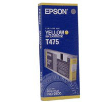 Epson T475 - Kasetti tulostimelle - 1 x keltainen malleihin Color Proofer 9500, Stylus Pro 9500