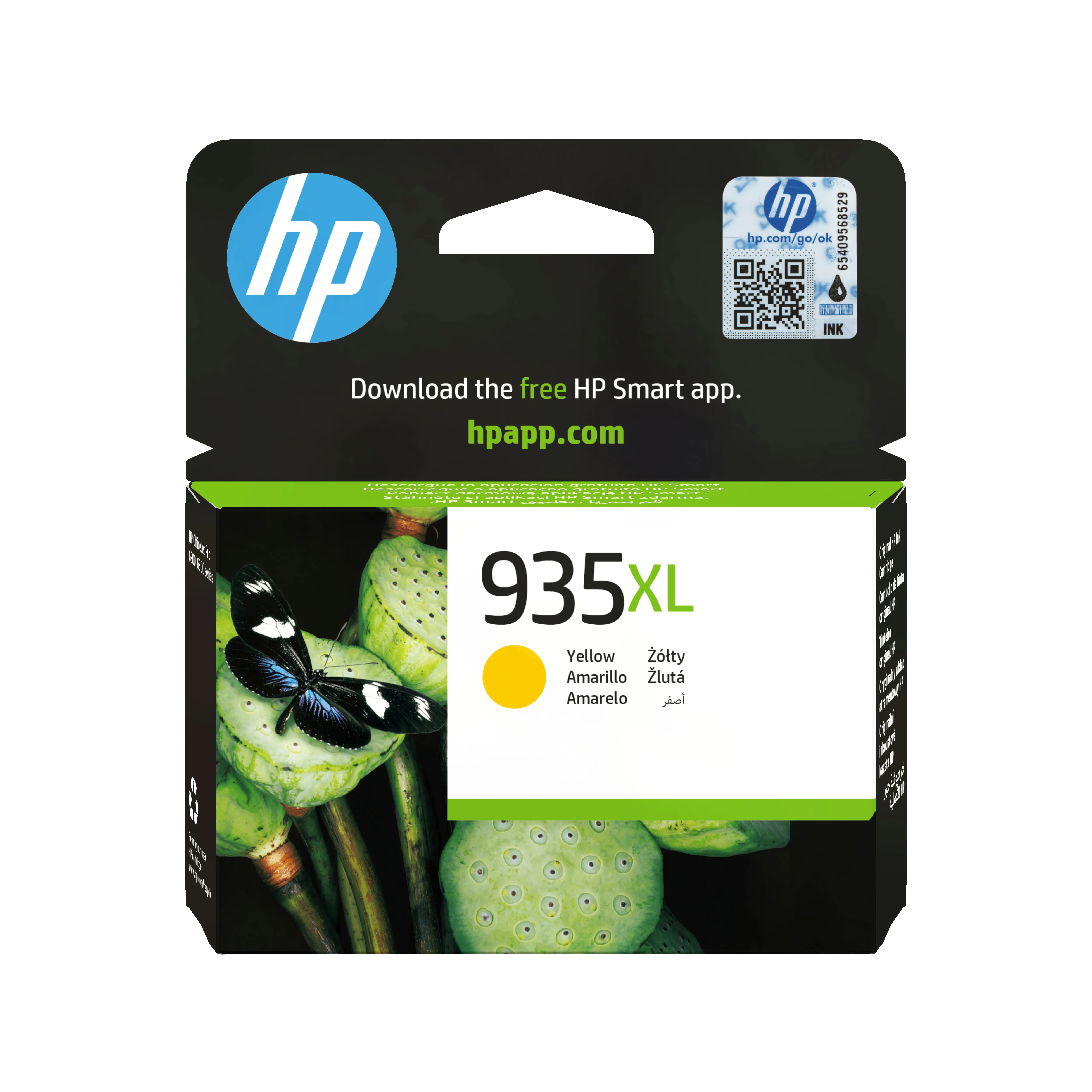 HP 935XL -mustekasetti, 9.5 ml, keltainen
