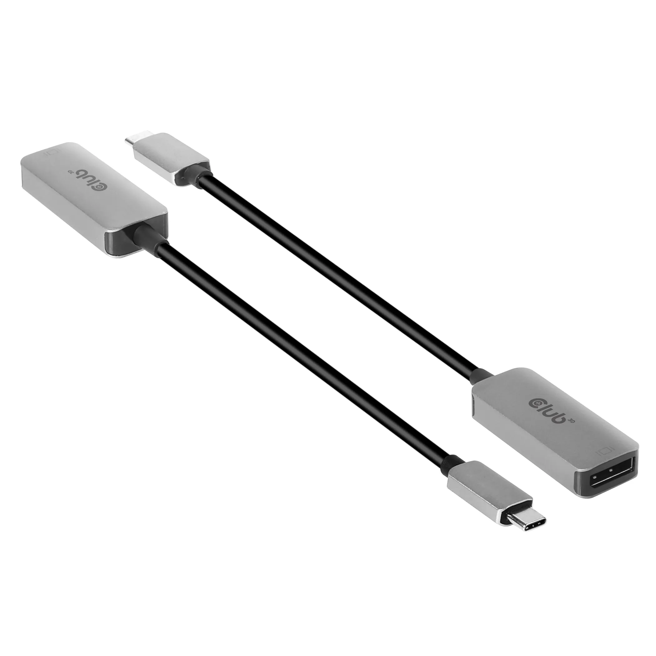 Club 3D USB-C - DisplayPort 1.4 8K 60Hz Active - adapter, Grå