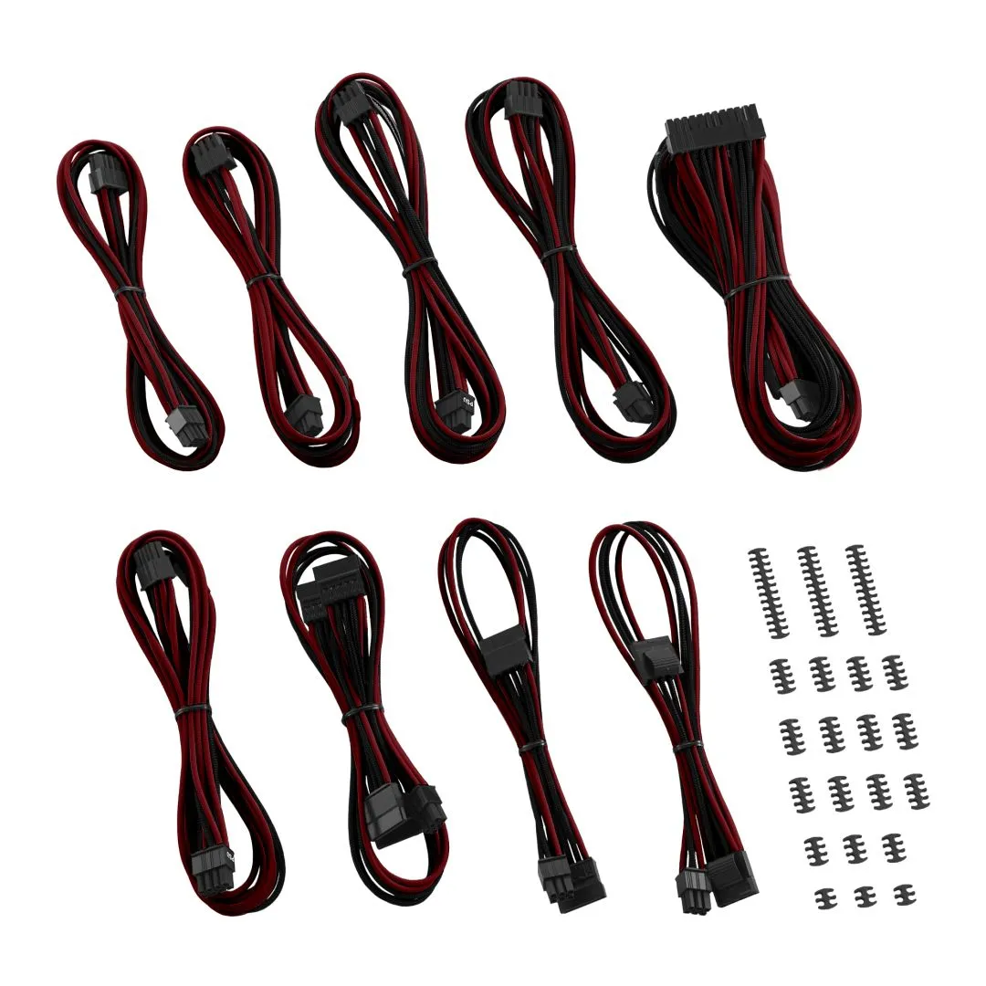 CableMod Classic ModMesh RT-Series Cable Kit ASUS ROG / Seasonic - black/blood red
