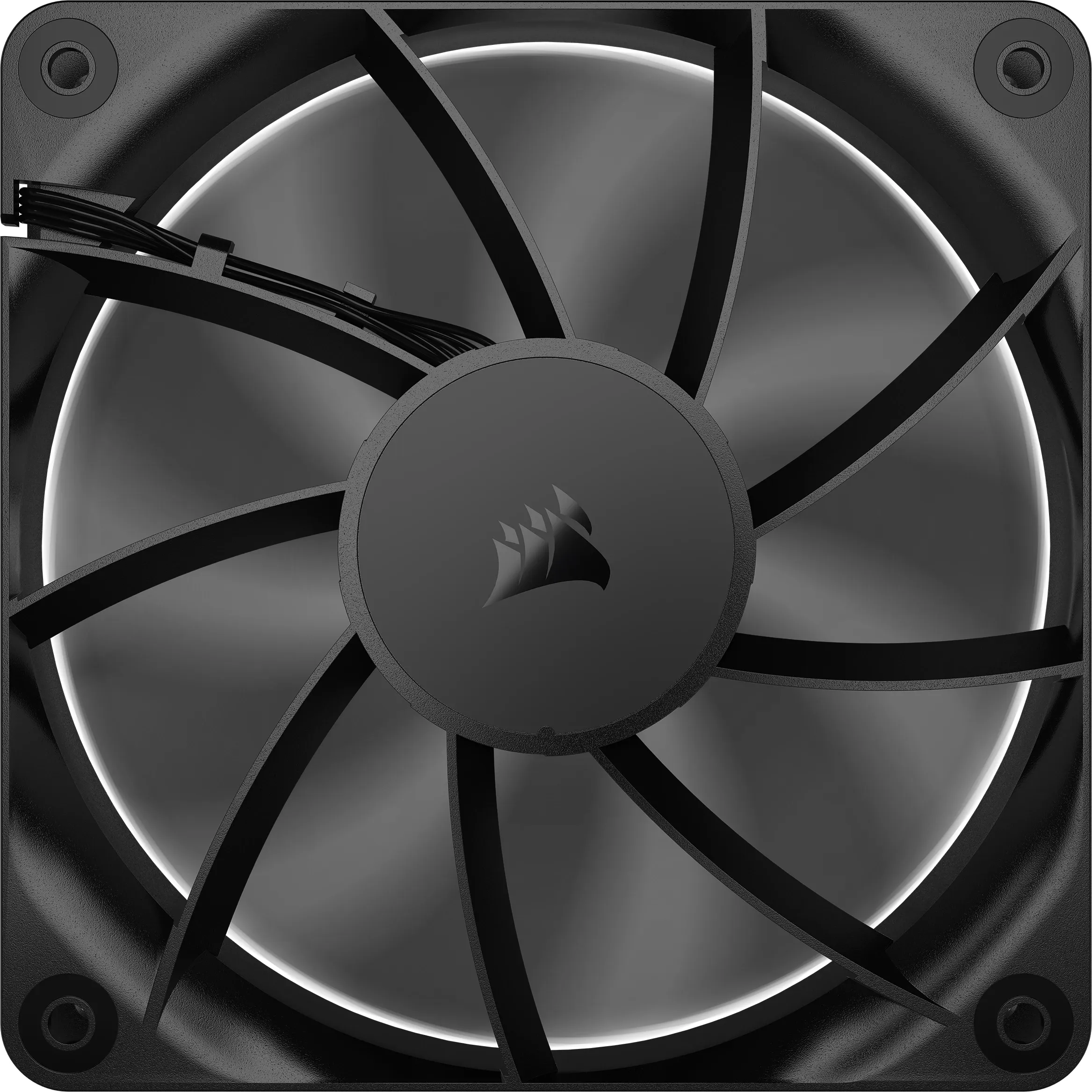 Corsair RS120 120mm PWM - case fan, black, 3-pack