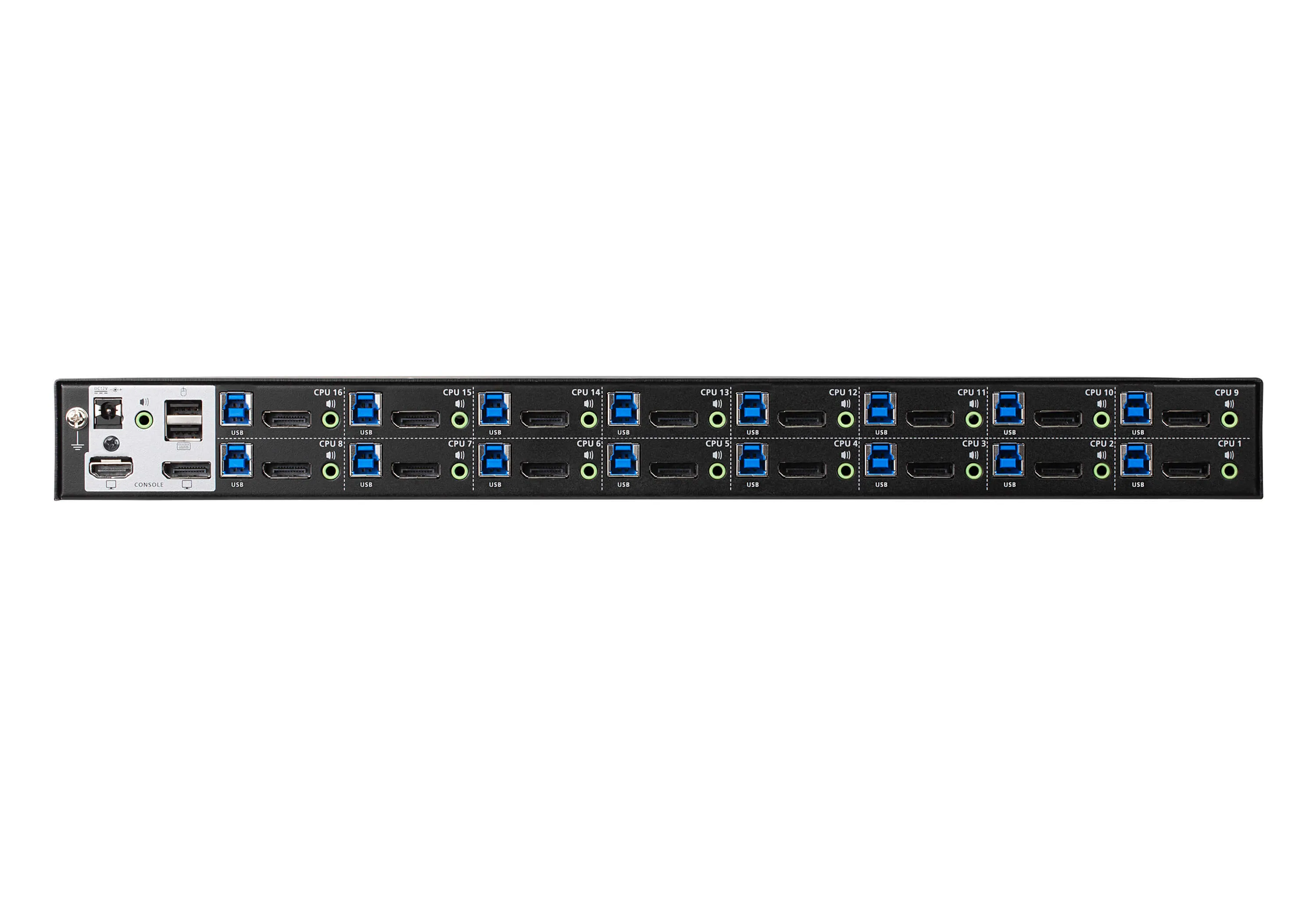 ATEN 16-Port USB True 4K DisplayPort KVM Switch with USB 3.0 Perip.