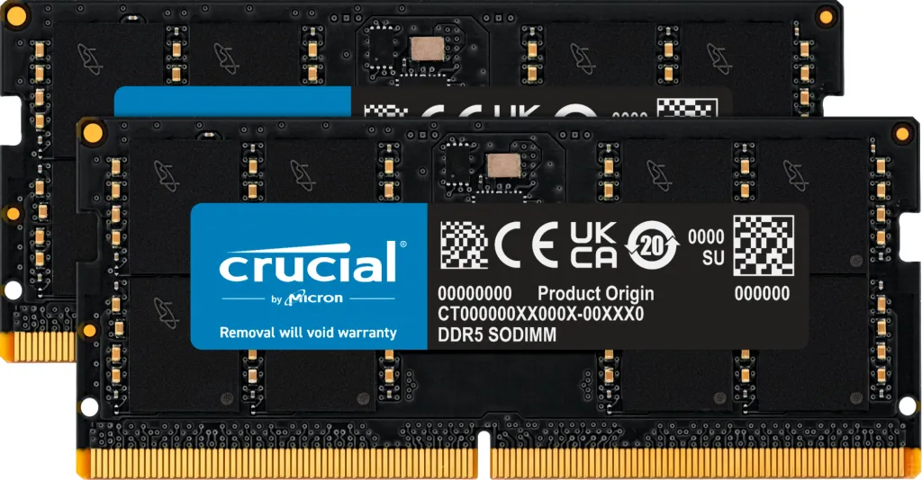 64GB Kit 2x32GB DDR5-4800 SODIMM
