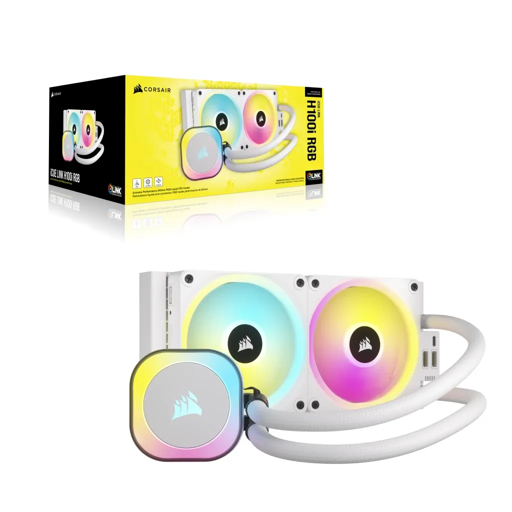 Corsair iCUE LINK H100i RGB White 240mm