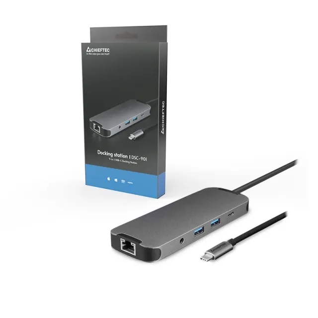 Chieftech DSC-901 9-in-1 USB-C Docking Station