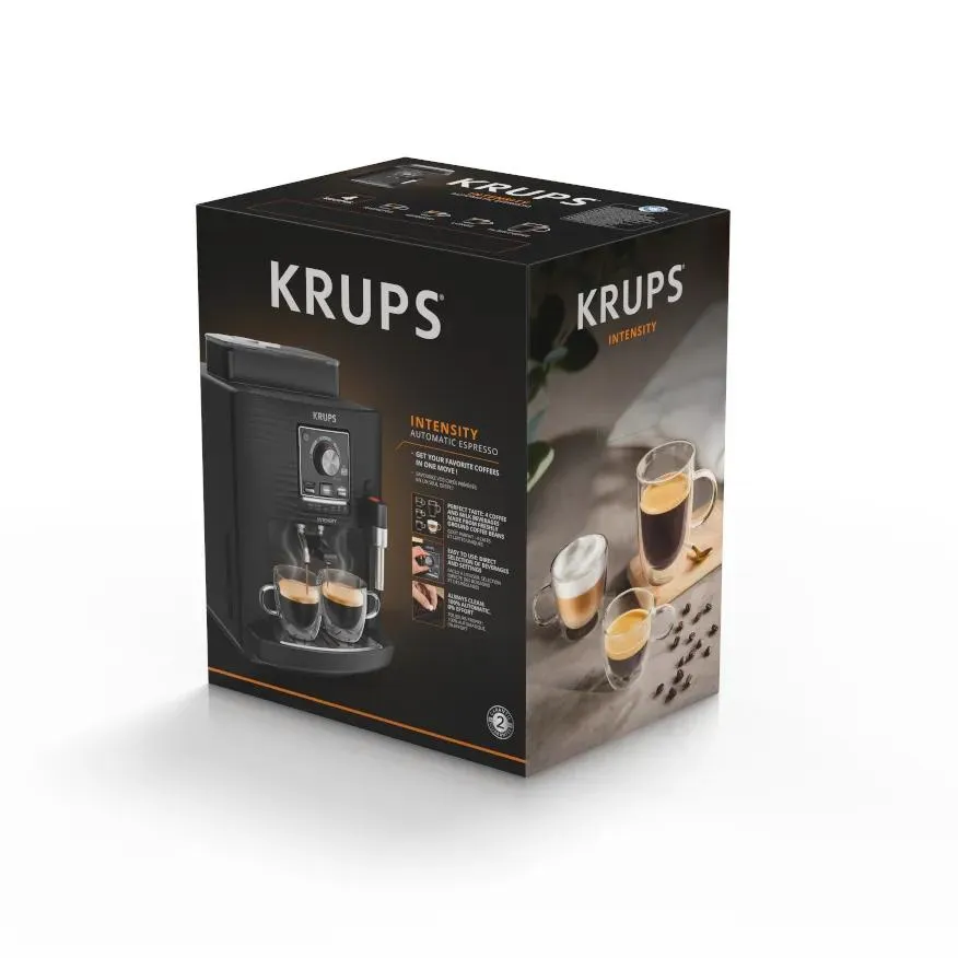 Krups EA5008 Intensity Fully Automatic Espresso Machine, Black