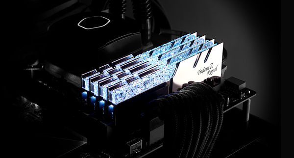 G.SKILL Trident Z Royal RGB 128 Gt (8 x 16 Gt) DDR4 3200 MHz, CL16 -muisti, hopea (XMP)