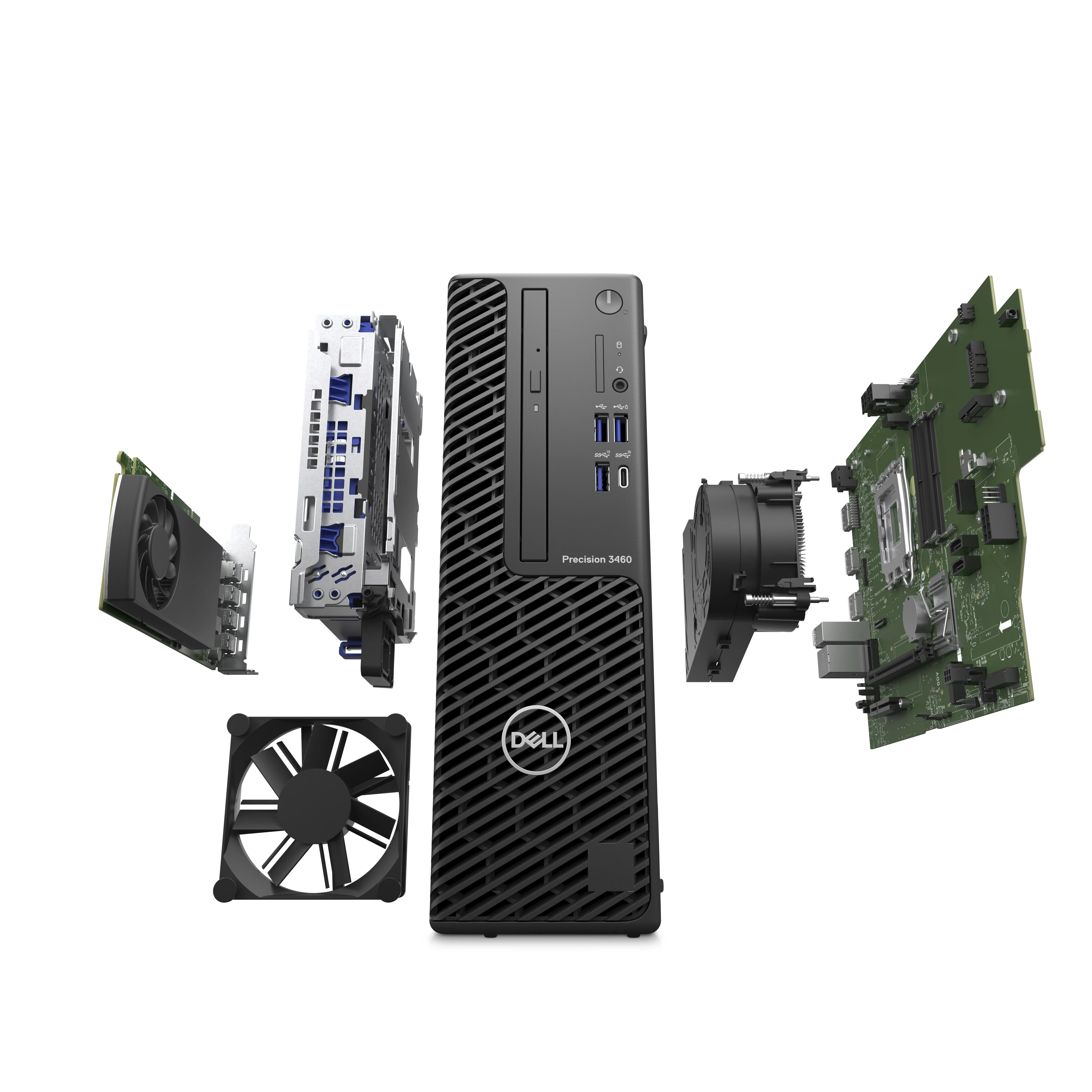 DELL Precision 3460 SFF i7-14700 16GB 512GB SSD Integrated Kb Mouse 300W vPro TPM W11P 3Y Basic Onsite