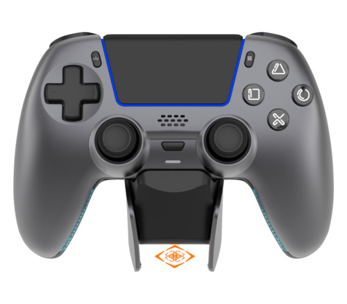 DELTACO GAMING Wireless Metallic Spray-Painted PS5 Controller with charging dock