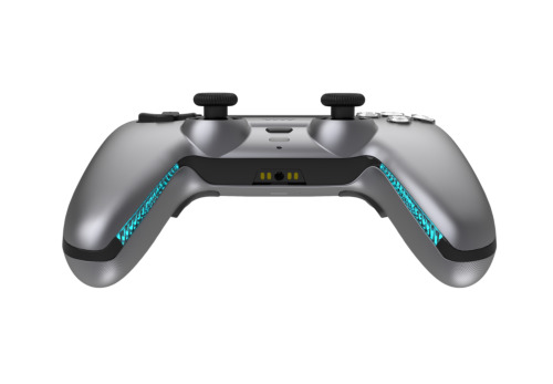DELTACO GAMING Wireless Metallic Spray-Painted PS5 Controller with charging dock