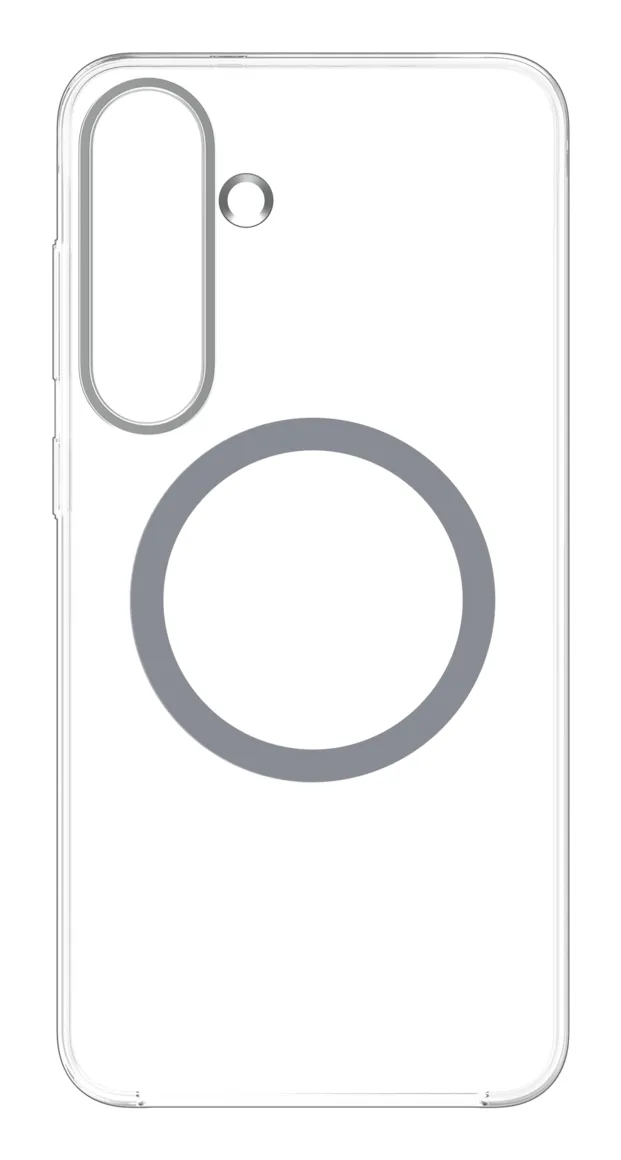 Samsung Galaxy S25+ Clear Magnet Case -suojakuori, Läpinäkyvä