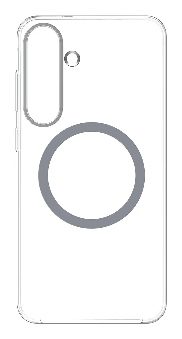 Samsung Galaxy S25+ Clear Magnet Case -suojakuori, Läpinäkyvä
