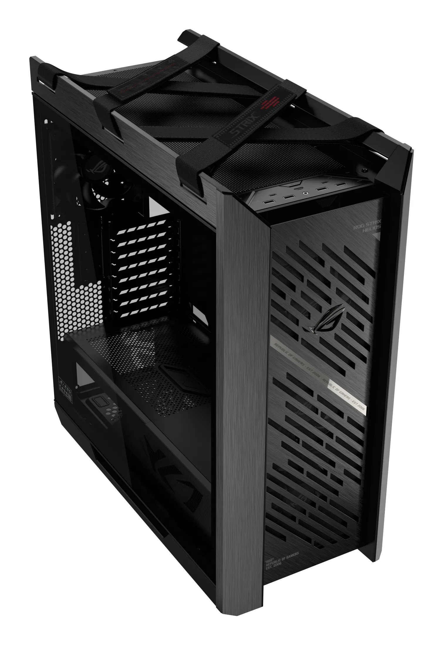 ASUS ROG Strix Helios II GX601S Midi-Tower Case with window, Black ASUS ROG Strix Helios II GX601S Midi-Tower Case with window, Black