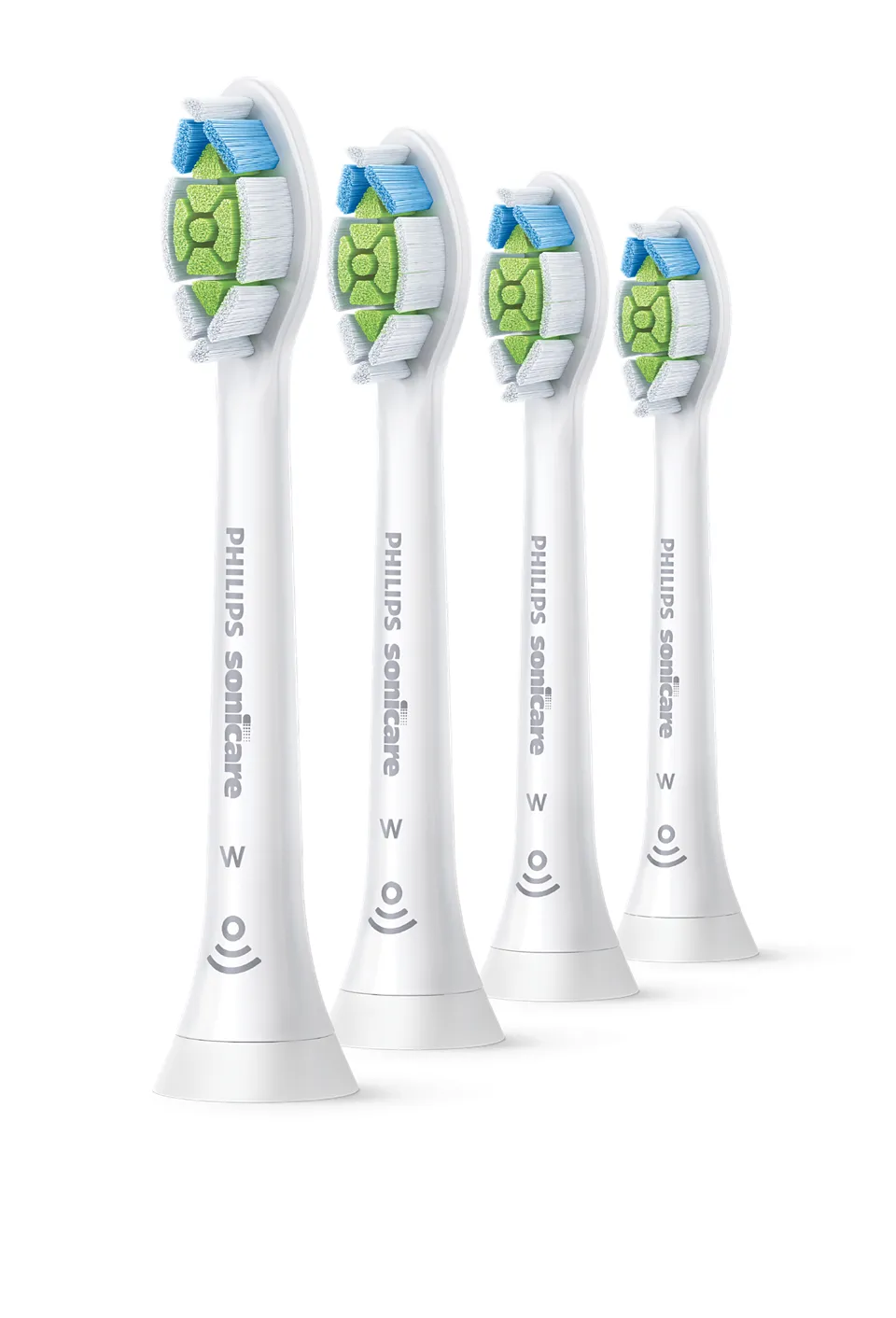 Philips Sonicare W2 Optimal White Vaihtoharjaspäät, 4 kpl, valkoinen